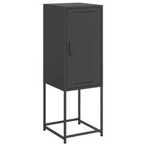 Mueble Alto Rectangular de Acero Negro, Diseño Industrial para Sala de Estar - Product Image 2