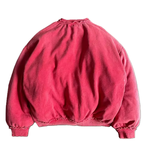 Sweat-shirt personnalisé surdimensionné style streetwear, délavé à l'acide, imprimé sérigraphié, effet usé, pour enfants, hommes et femmes, hiver, polaire de haute qualité - Product Image 4