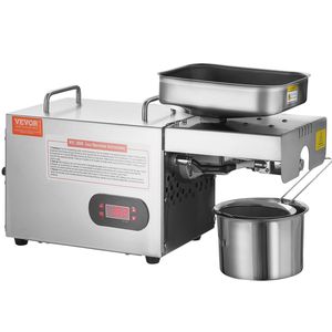 850W macchina elettrica pressa olio in acciaio inox temperatura regolabile (0-300 °C/32 572 °F) pressa a caldo espulsore per arachidi sesamo - Product Image 1