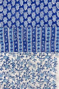 Tela de Algodón Puro Estampada a Mano, Ligera y Suave para Vestidos de Mujer, Tela de Algodón Estampada de Jaipur, Proveedor de Estampado Personalizado - Product Image 5
