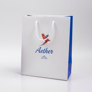 Premium Handmade Custom Printed Eco-Friendly <b>White</b> <b>Paper</b> <b>Bag</b> Luxury Laminated Finish for Supermarket Promotion Shopping Gift - Product Image 4