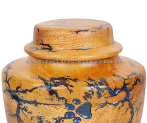 Urne funéraire en bois artisanale pour les cendres d'animaux de compagnie, urnes de crémation en bois pour les cendres de chat et de chien - Product Image 2