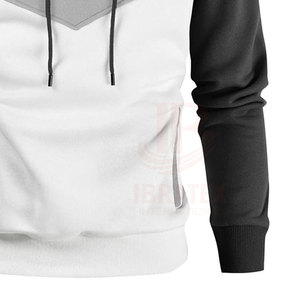 Sweat-shirt pour homme personnalisé de haute qualité, couleur unie, poches latérales, manches longues, vêtements décontractés, fabriqué au Pakistan - Product Image 5