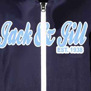 Sudadera con capucha y cremallera completa de chenilla para hombre Jack and Jill, estilo casual, cálida, para ropa de calle - Product Image 5