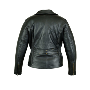 Veste en cuir pour femme avec un design intemporel, cuir véritable de qualité supérieure et solutions de vente en gros OEM - Product Image 2