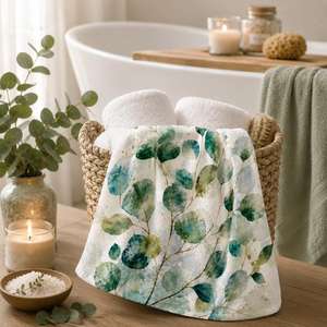 Custom Color Microfiber Sports Towel Quick Dry <b>leaves</b> Printed Custom requirements Absorbent Neck Gym Cooling Sports Towel - Product Image 4