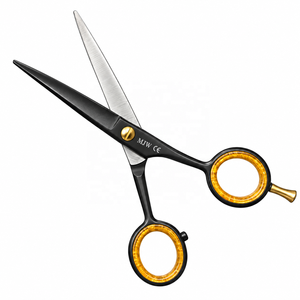 Tijeras de Peluquería MJW de 6.5 Pulgadas (16.5 cm), Negras, para Diestros, Rectas, para Salón de Belleza, Tijeras de Corte para Estilizar el Cabello - Product Image 5