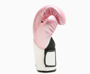 En gros, Mitaines de boxe et de kickboxing en cuir rose et blanc, ventilées, pour l'entraînement et la cible - Product Image 3