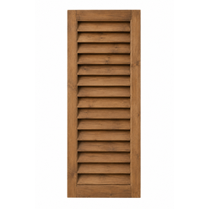 Puerta Rústica de Madera Maciza con Rejillas y Acabado Liso, Estilo de Apertura Lateral para Armario de Dormitorio y Sala de Estar - Product Image 1