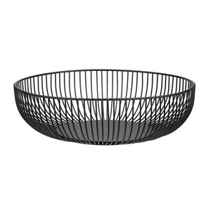 Cesta de Almacenamiento Rectangular Moderna de Hierro con Asa para Cocina, Entrada y Encimera de Sala de Estar, para Guardar Frutas - Product Image 1