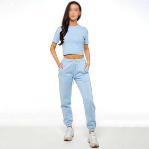 Moq New Stock For Casual Wear Women Trouse Sweat <b>Trouser</b> Women Elastic <b>Drawstring</b> Sweat <b>Trouser</b> Men Jogging Sweatpants - Product Image 3