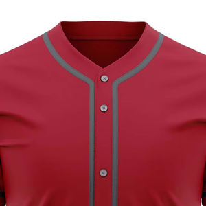Camiseta de Béisbol Transpirable de Alta Calidad para Hombre, Ropa Deportiva Unisex al por Mayor, Camiseta Lisa - Product Image 3
