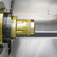 Tour CNC à banc incliné compact avec broche à axe C A2-5 pour tournage de précision de petites pièces métalliques et de broches de précision