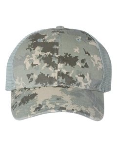 Casquette Trucker en toile maillée camouflage 6 panneaux 112PFP de haute qualité, casquette Snapback personnalisée OEM ODM en gros pour la pêche - Product Image 5