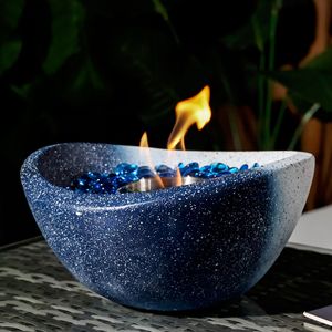 Caminetto a base di fuoco portatile da tavolo a colori misti per interni/esterni con etanolo Mini ciotola per fuoco senza fumo - Product Image 1