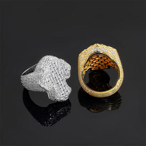 Anillo de Moissanita de Diseño Elegante al por Mayor con Engaste Seguro para Joyería de Moda, Aniversarios y Ocasiones Especiales - Product Image 1