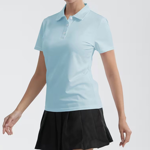 Women Cotton <b>Polo</b> <b>Shirt</b> Short Sleeve Casual Collared Top Soft Breathable <b>Ladies</b> <b>Polo</b> Tee Wholesale Custom Color Private Label - Product Image 5