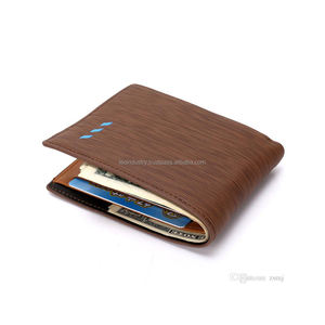 Porte-monnaie Vintage en cuir véritable à trois volets avec blocage RFID, vente en gros d'usine - Product Image 4