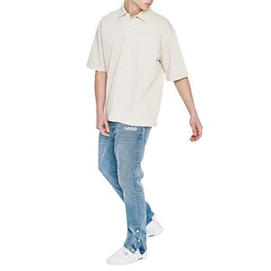 Customized Top Quality Men's <b>Denim</b> Jeans Spring Summer Straight Leg Version Of Fashion Slim <b>Stretch</b> Thin Casual <b>Denim</b> Jeans - Product Image 3