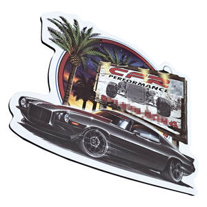 Aimant de réfrigérateur avec autocollant magnétique pour présentations, design moderne, coloré, irrégulier, vinyle automobile - Product Image 6