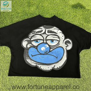 Camiseta de Manga Corta con Cuello Redondo para Hombre, Diseño Personalizado, 100% Algodón, Color Sólido, Transpirable, Ecológica, Corte Holgado Informal, Digital - Product Image 1