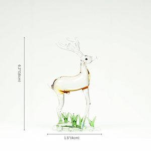 Wholesale Hand Blown Murano Glass Dolphin Deer Figurines Handmade Folk Art Feng Shui <b>Easter</b> Home Decor <b>Ornaments</b> Tiny Glass - Product Image 2