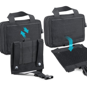 Sac de premiers secours léger et imperméable en cuir pour le rangement compact des médicaments et pochette médicale en cuir à vendre - Product Image 2