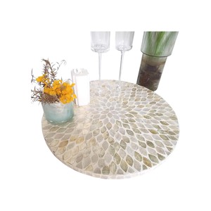 Capiz Shell Inlay Spinning Tray - Product Image 4
