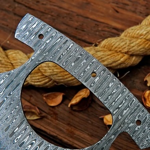 Cuchillo para Pizza de Acero de Damasco, Cuchillo Tipo Mezzaluna, Hoja de Espiga Completa, para Venta al por Mayor, Cuchillo para Pizza de Alta Calidad para Cocina - Product Image 2