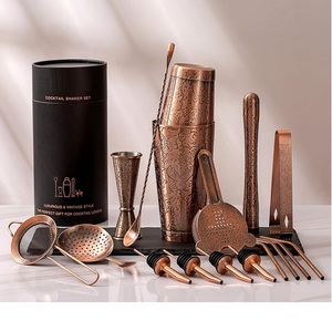 Juego de Servicio de Bebidas de Cobre con Utensilios de Mezcla Coordinados para Preparar Refrescos, Organizar Reuniones y Elevar el Nivel de la Cena en Casa - Product Image 5