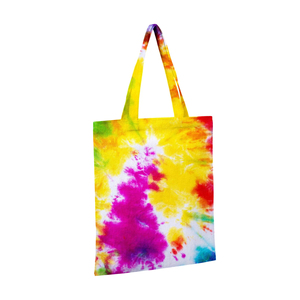 Custom Logo And Printed Recyclable Tie DyeOrganic Plain Cotton Canvas Grocery Shopping Tote <b>Bags</b> Daily Use - Product Image 1