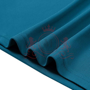 Professional Look Teal Blue Polo Shirt Performance Fabric <b>Classic</b> Collar Comfortable Short Sleeve Smart Casual Wear - Product Image 4