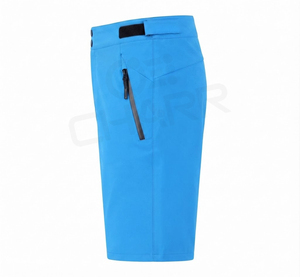 Shorts de VTT unisexes, coupe classique, fabrication professionnelle, séchage rapide, antibactériens, protection UV, spandex/polyester - Product Image 4