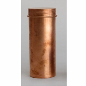 Recipiente Hermético de Cobre Puro Hecho a Mano, Bote Metálico Vintage para Almacenamiento de Alimentos, Decoración para Cocina y Hogar - Product Image 1