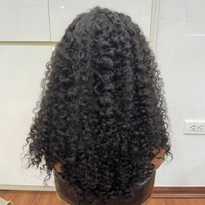 Best Selling! wig human hair middle lace closure wig with silky burmese curly natural hair for women soft style - Product Image 2