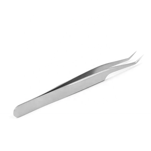 Pinzas para Extensión de Pestañas SAAR GLOBAL SURGICAL de Alta Calidad con Punta Nano, Marca Privada, Agarre de Diamante de 90 Grados, Acero Inoxidable - Product Image 1