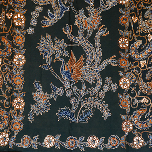 Tissu en coton 100% artisanal indonésien, batik Tulis dessiné à la main, motif Sarung Wahyu traditionnel, sacs de décoration intérieure écologiques - Product Image 2
