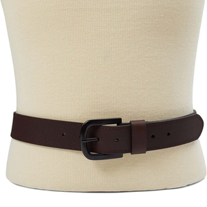 Fashionable Casual Men's Leather Belt Business Pin Buckle Steel Buckle High Quality Comfortable Durable Waterproof 3.5cm Width - Product Image 5