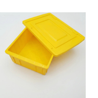 Caisse logistique empilable en plastique PP écologique personnalisée OEM avec surface lisse, conteneur de stockage