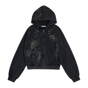 Sudaderas con Pedrería para Hombre, Colores y Etiquetas Personalizadas, Sudaderas de Moda Masculina - Product Image 5