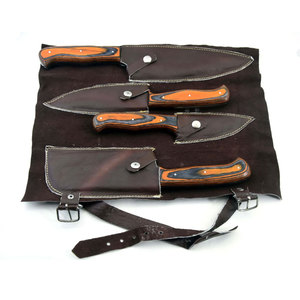 Ensemble de couteaux de cuisine en acier Damas, conçu pour la cuisine quotidienne, avec une finition lisse et une maniabilité fiable - Product Image 1