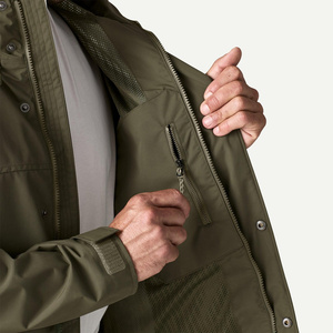 Men's <b>Hooded</b> Casual <b>Rain</b> <b>Jacket</b>-Waterproof Windproof Breathable & Eco-Friendly Sports <b>Jacket</b> with Custom Branding - Product Image 4