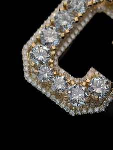 Cadena de Plata de Ley 925 Sólida con Letra Inicial G Personalizada, Joyería Unisex de Moissanita de Moda Hip Hop, Cadena con Nombre Certificado - Product Image 4