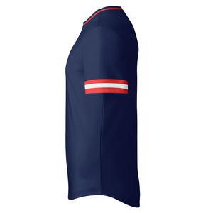 Maillot de baseball sublimé personnalisé OEM 2026 à manches courtes, motif vierge, design premium en jersey - Product Image 3