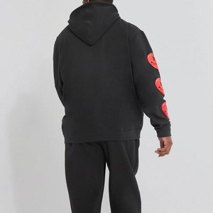 Sweat-shirts pour hommes à impression en relief personnalisée, basiques, en coton mélangé, en gros, à prix avantageux - Product Image 2