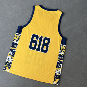 Ropa de Baloncesto para Hombre Adulto - 100% Poliéster, Estampado Digital 3D, Sin Mangas, Transpirable, para Equipos Deportivos - Product Image 2
