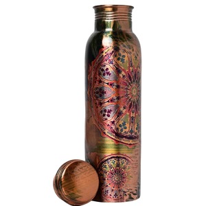 Botella Ayurvédica para Beber en Casa y Oficina, Botella de Agua de Cobre Impresa de Primera Calidad, Compre Directamente del Proveedor - Product Image 4