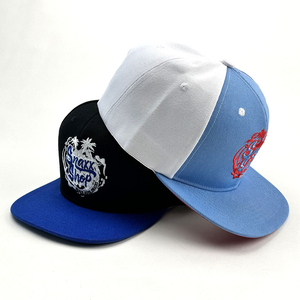 Gorra Snapback Bordada Snack Shop Azul Negro Blanco de 6 Paneles Ajustable Unisex Estilo Urbano Casual - Product Image 1
