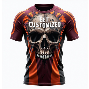 เสื้อรัดกล้ามเนื้อพิมพ์ลาย HD สำหรับ MMA ออกแบบได้ตามต้องการ กระชับพอดีตัว ใส่สบายสำหรับยิวยิตสู คิโมโน แขนเสื้อออกแบบพิเศษสำหรับศิลปะการต่อสู้ - Product Image 6