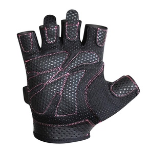 Guantes Deportivos Antideslizantes para Gimnasio, con Protección de Palma Acolchada de Silicona, Transpirables, Resistentes a Impactos, para Levantamiento de Pesas, Medios Dedos - Product Image 5